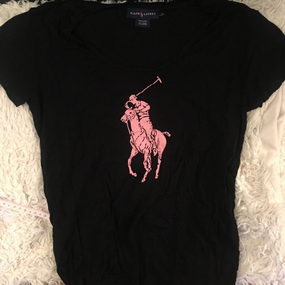 Ralph Lauren Pink logo T-shirt